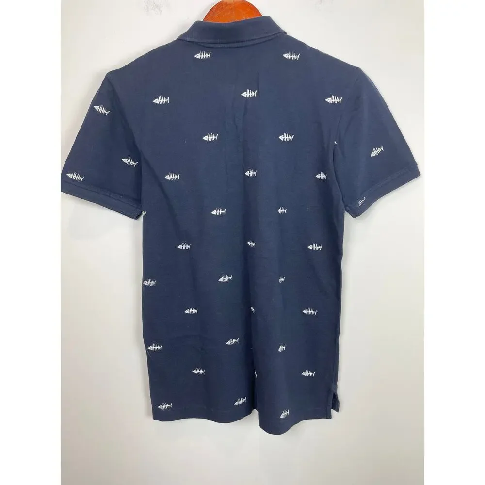 Gap Kids Embroidered Fish Bone Polo Youth XXLarge New with Tag